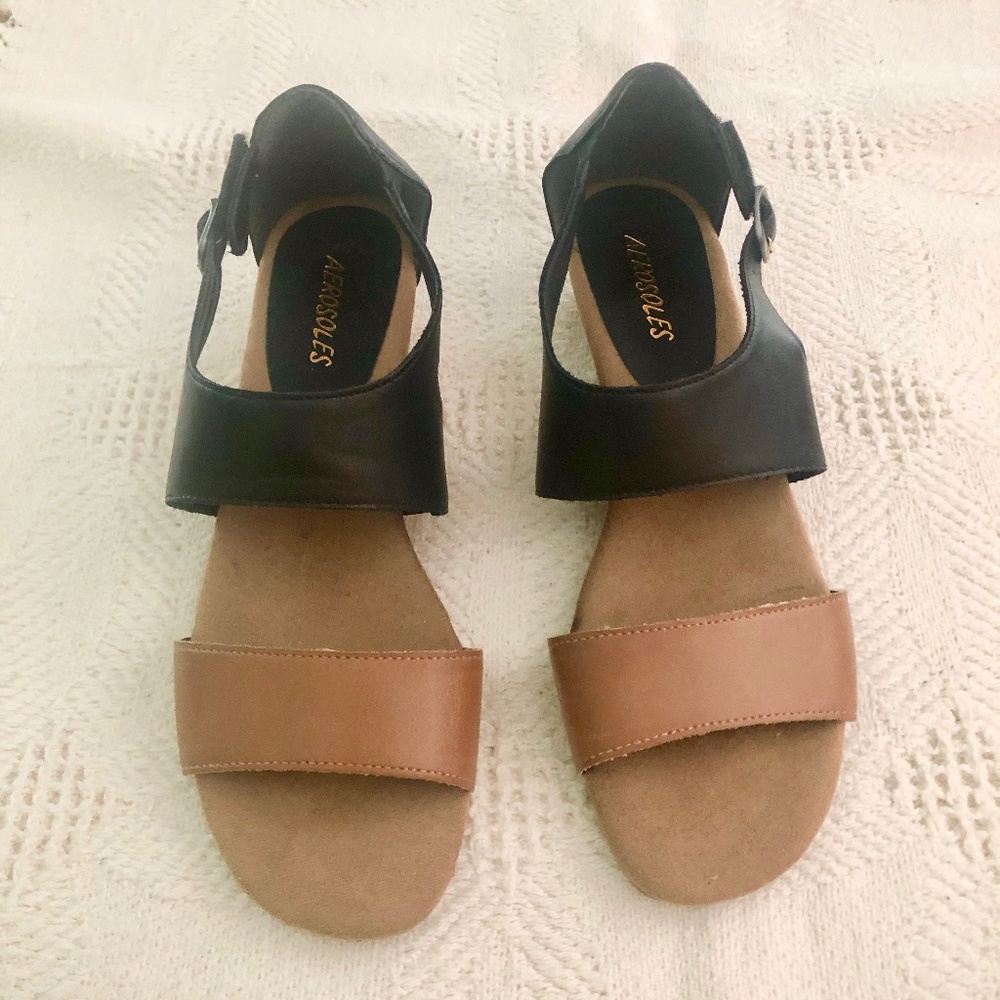 Aerosoles womens size 8 wedge sandal